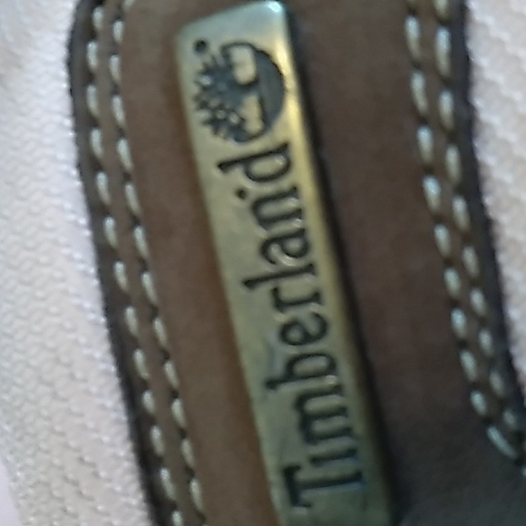 Women's Timberland hiking boots or shoes brown pinkish peach size 7.5. - Picture 9 of 13